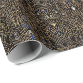 Amsterdam Art Deco | Grachtenhuizen II Cadeaupapier (Rol Hoek)