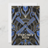 Amsterdam Art Deco | Windmolens 50e Verjaardag Kaart (Voorkant)