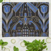 Amsterdam Art Deco | Windmolens Theedoek (Gevouwen)