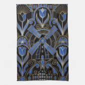 Amsterdam Art Deco | Windmolens Theedoek (Verticaal)