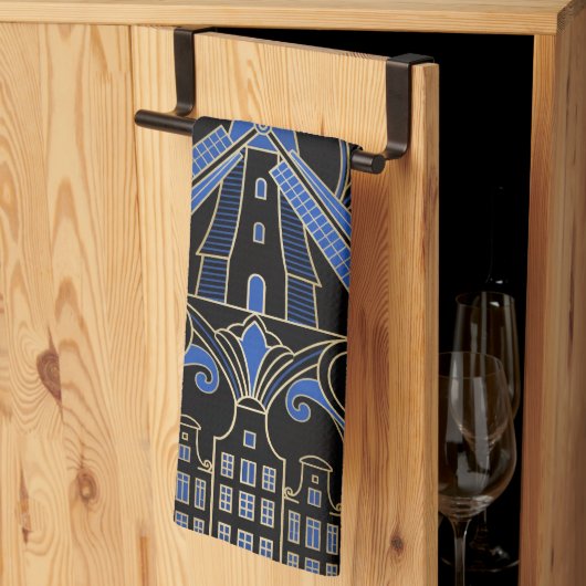 Amsterdam Art Deco | Windmolens Theedoek (Derde Gevouwen)