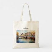 Amsterdam - Artistieke charme van de Nederlandse s Tote Bag (Achterkant)