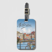 Amsterdam Bagagelabel (Voorkant (verticaal))