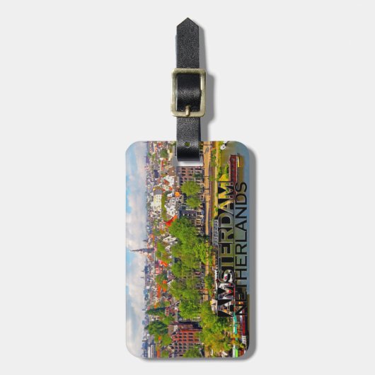 Amsterdam Bagagelabel (Voorkant verticaal)