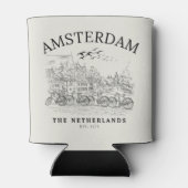 Amsterdam Beautiful Vintage Landscape Blikjeskoeler (Achterkant)