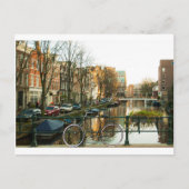 Amsterdam Bicicle Briefkaart (Voorkant)