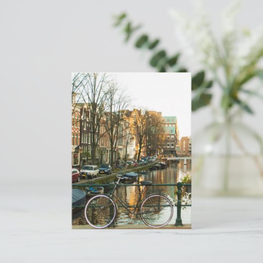 Amsterdam Bicicle Briefkaart (Staand voorkant)