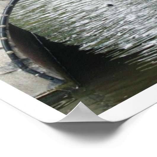 Amsterdam Bicycle Bridge-Poster Poster (Hoek)