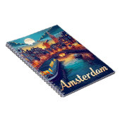 Amsterdam bij nacht notitieboek (Rechterzijde)