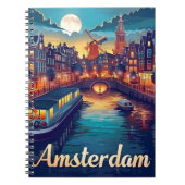 Amsterdam bij nacht notitieboek (Voorkant)