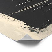 Amsterdam bij schemering - Minimalistische kanaalr Poster (Hoek)