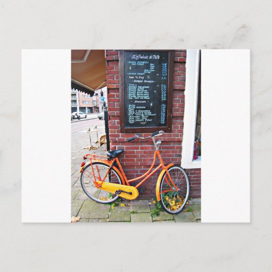 Amsterdam Bike Briefkaart (Voorkant)