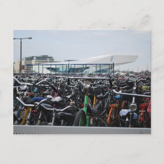 Amsterdam - Bikes Briefkaart (Voorkant)