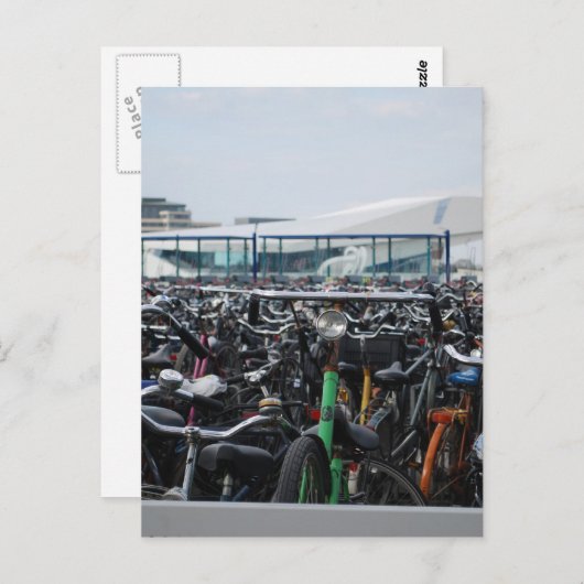 Amsterdam - Bikes Briefkaart (Voorkant / Achterkant)