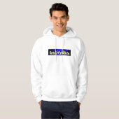 AMSTERDAM blue yello Hoodie (Voorkant volledig)