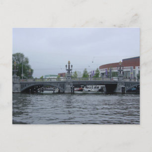 Amsterdam Bridge-Briefkaart Briefkaart