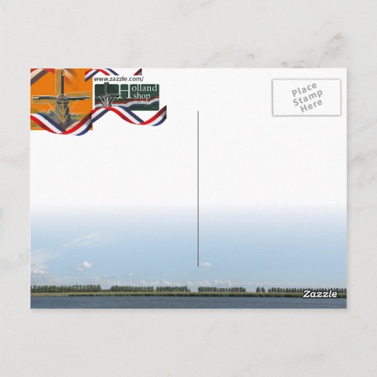 Amsterdam Bridge Holland Briefkaart (Achterkant)