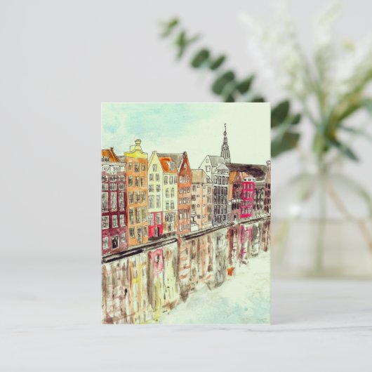 Amsterdam Briefkaart (Staand voorkant)