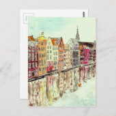 Amsterdam Briefkaart (Voorkant / Achterkant)