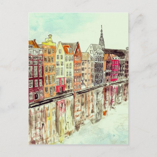 Amsterdam Briefkaart (Voorkant)