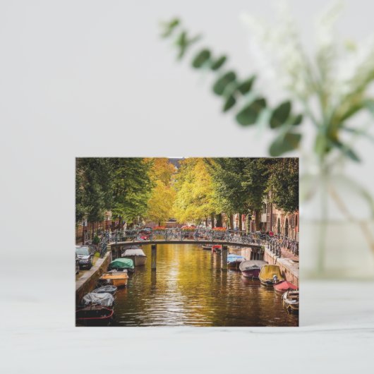 AMSTERDAM BRIEFKAART (Staand voorkant)
