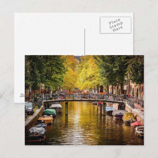 AMSTERDAM BRIEFKAART (Voorkant / Achterkant)
