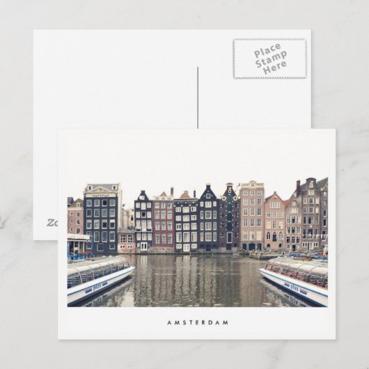 Amsterdam Briefkaart (Voorkant / Achterkant)