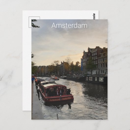 Amsterdam Briefkaart (Voorkant / Achterkant)