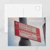 Amsterdam Briefkaart (Voorkant / Achterkant)