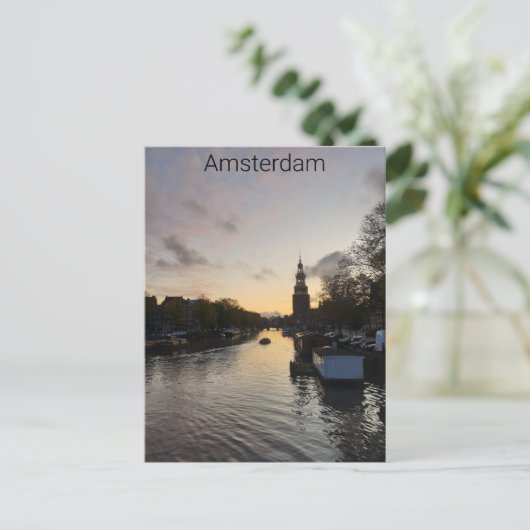Amsterdam Briefkaart (Staand voorkant)
