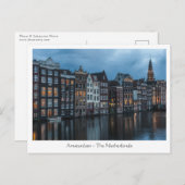 Amsterdam Briefkaart (Voorkant / Achterkant)