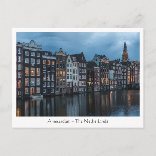 Amsterdam Briefkaart (Voorkant)