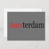 Amsterdam Briefkaart (Voorkant / Achterkant)