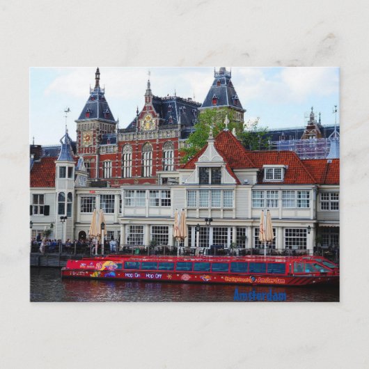 Amsterdam Briefkaart (Voorkant)