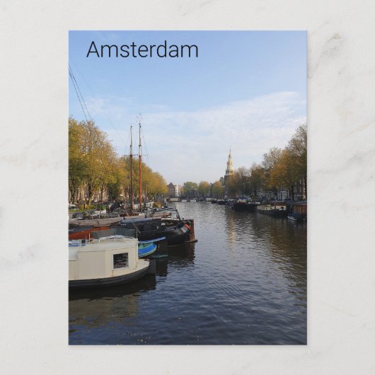Amsterdam Briefkaart (Voorkant)