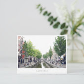 Amsterdam Briefkaart (Staand voorkant)