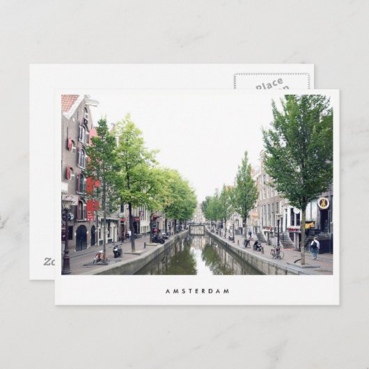 Amsterdam Briefkaart (Voorkant / Achterkant)