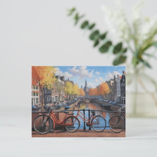 Amsterdam Briefkaart (Staand voorkant)