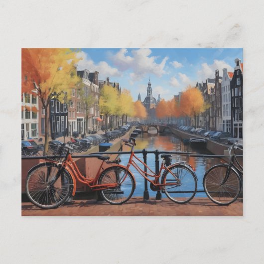 Amsterdam Briefkaart (Voorkant)