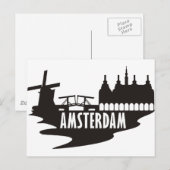 Amsterdam Briefkaart (Voorkant / Achterkant)