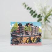 Amsterdam Briefkaart (Staand voorkant)