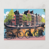 Amsterdam Briefkaart (Voorkant)