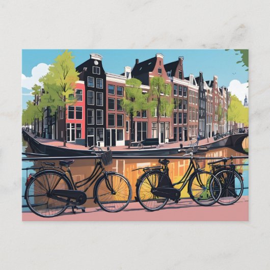Amsterdam Briefkaart (Voorkant)