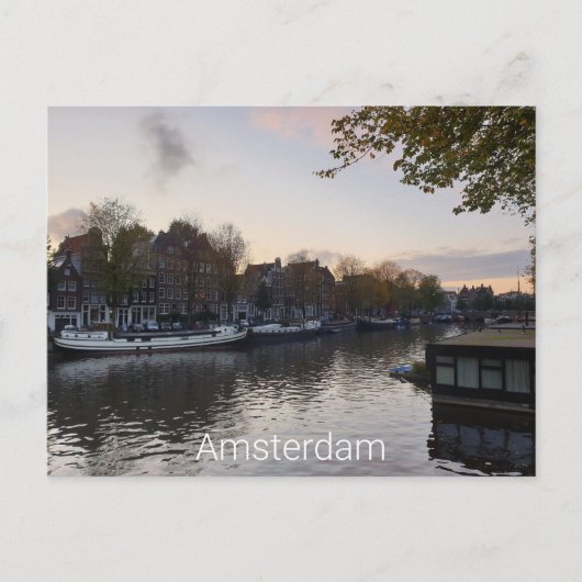 Amsterdam Briefkaart (Voorkant)