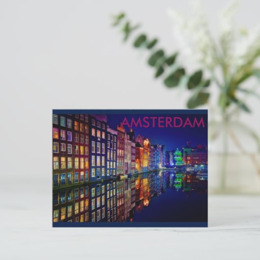 AMSTERDAM BRIEFKAART (Staand voorkant)