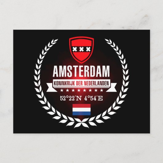Amsterdam Briefkaart (Voorkant)
