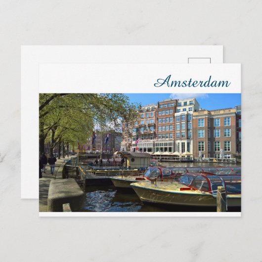 Amsterdam Briefkaart (Voorkant / Achterkant)