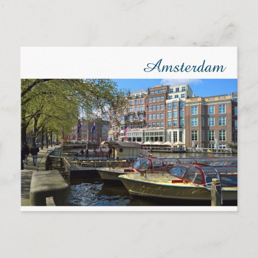 Amsterdam Briefkaart (Voorkant)