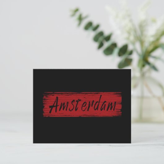 Amsterdam Briefkaart (Staand voorkant)