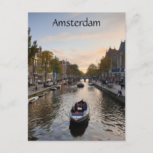 Amsterdam Briefkaart (Voorkant)